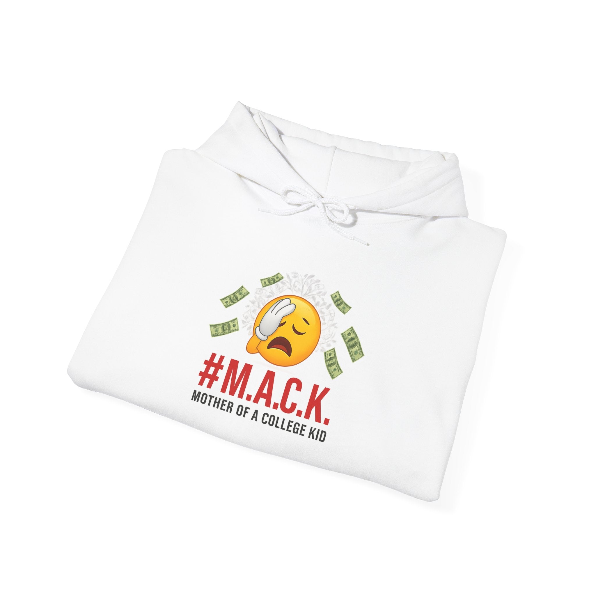 College Mom Proud Unisex Hoodie, Mother of College Kid Support Group, Gift for Stressed Moms, Mother's Day, Parenting Sweatshirt, MACK