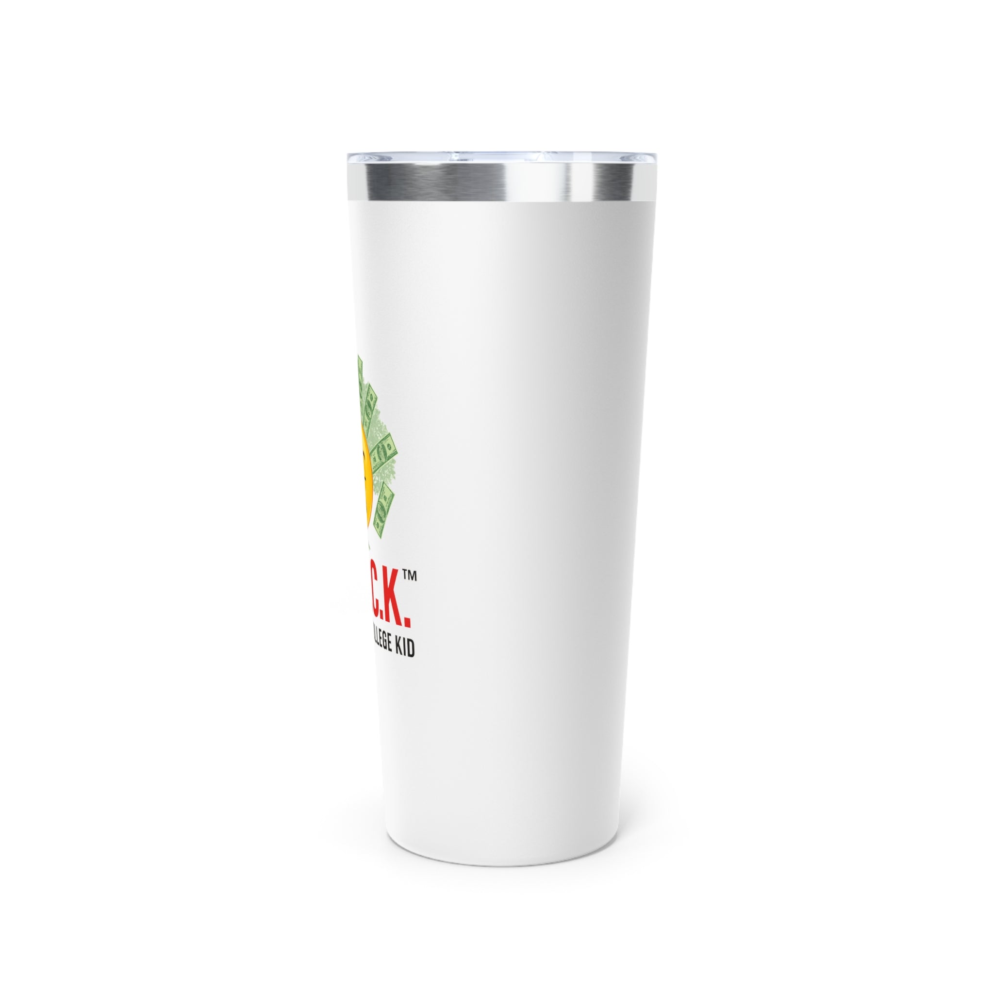 Copper Tumbler, College Mom Gift, M A C K Badge of Honor, Vacuum Insulated Cup, Proud Mother, Academic Journey Mug