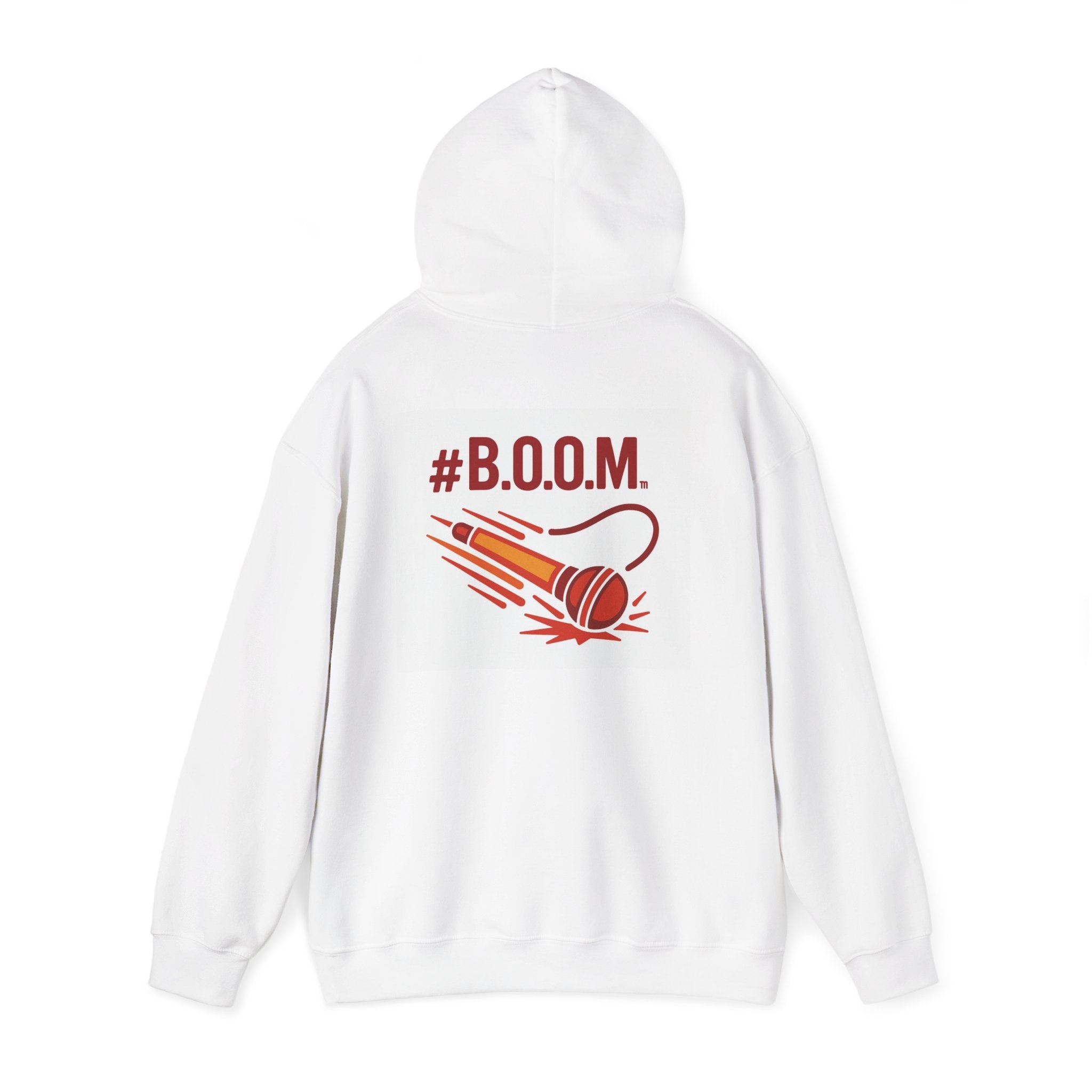 BOOM Women's Empowerment Hoodie, Break Out Of Misery, Unisex Sweatshirt, Empowering Gift, Inspirational Activewear, Female Power Jumper,