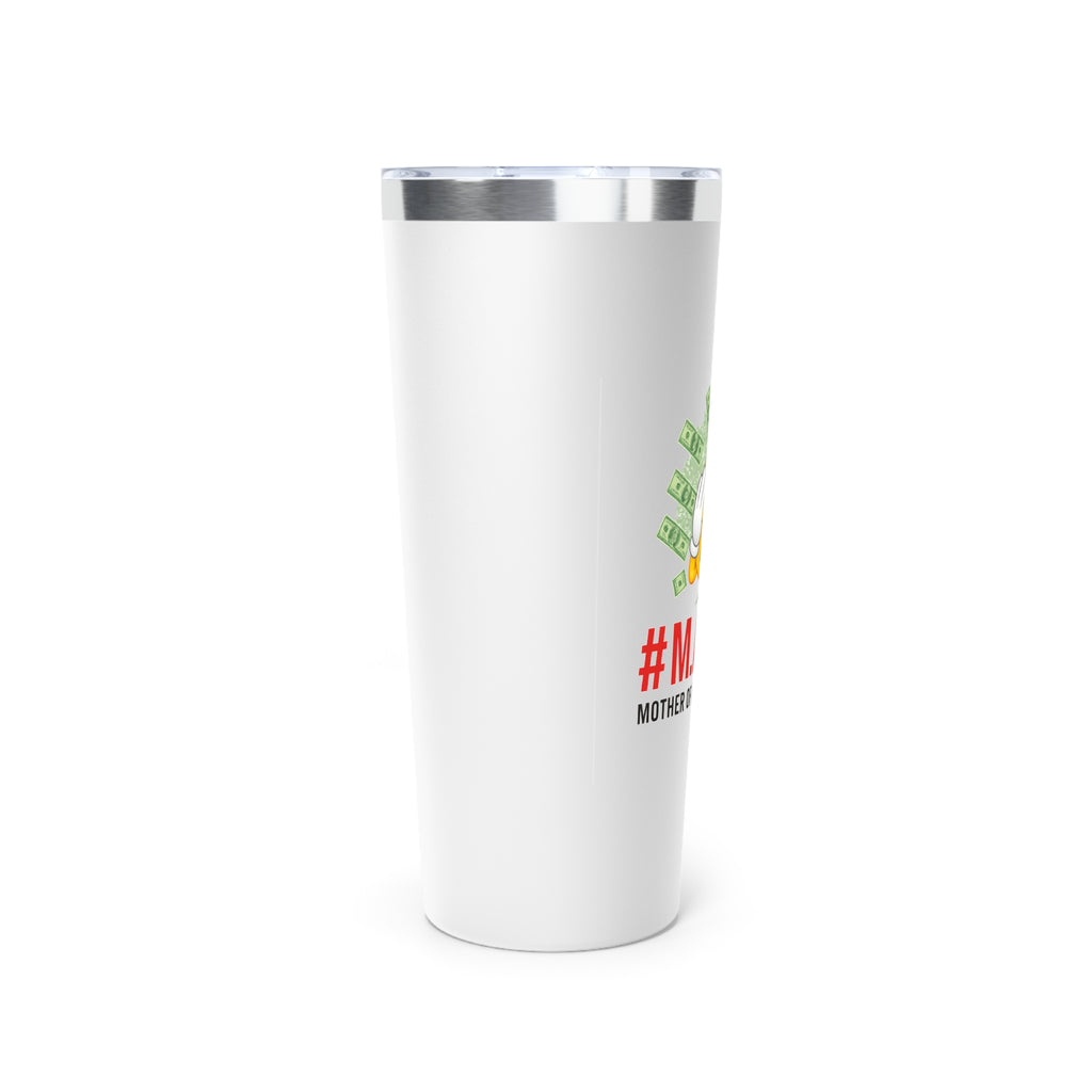 Copper Tumbler, College Mom Gift, M A C K Badge of Honor, Vacuum Insulated Cup, Proud Mother, Academic Journey Mug